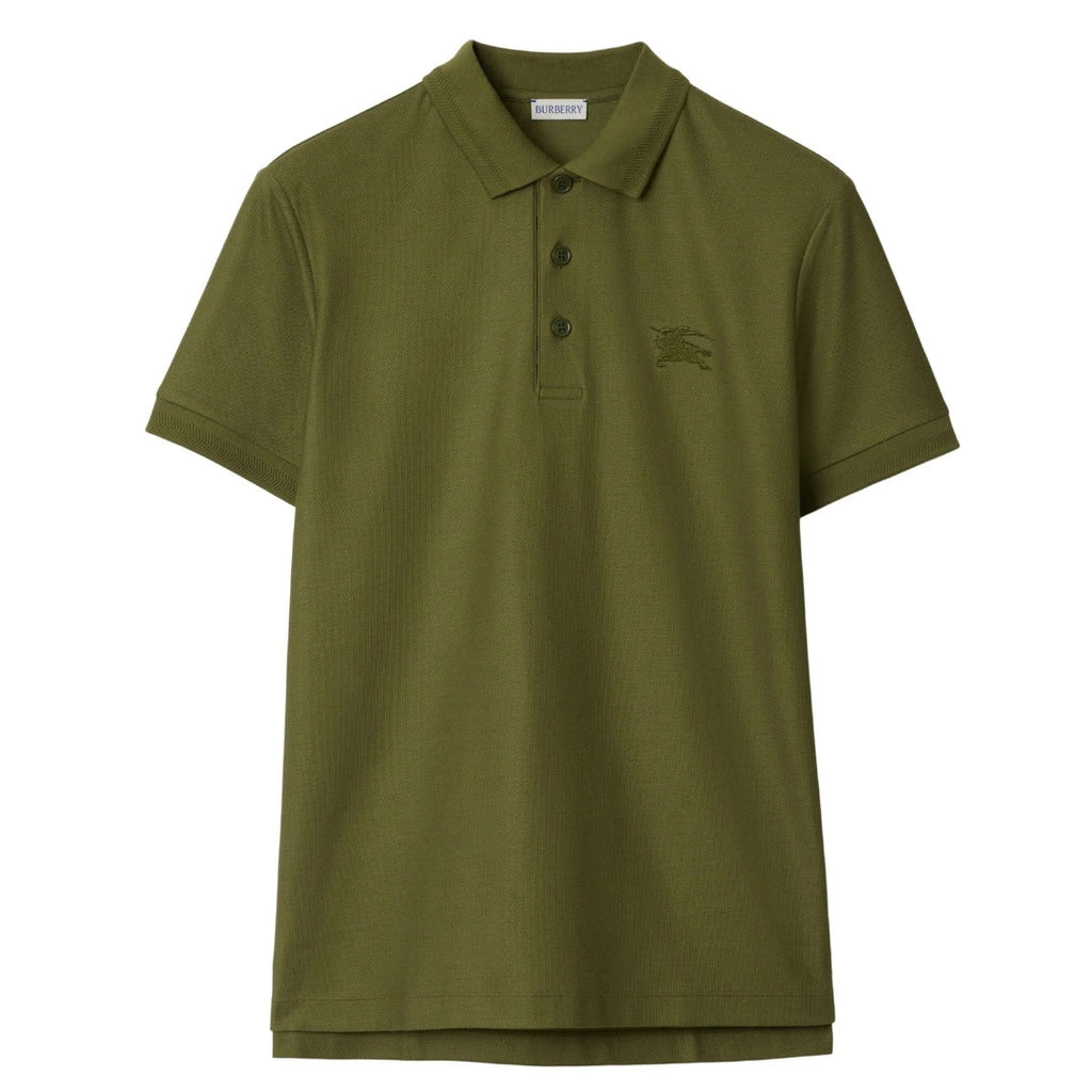 Burberry Eddie EKD Olive Green Polo Shirt S