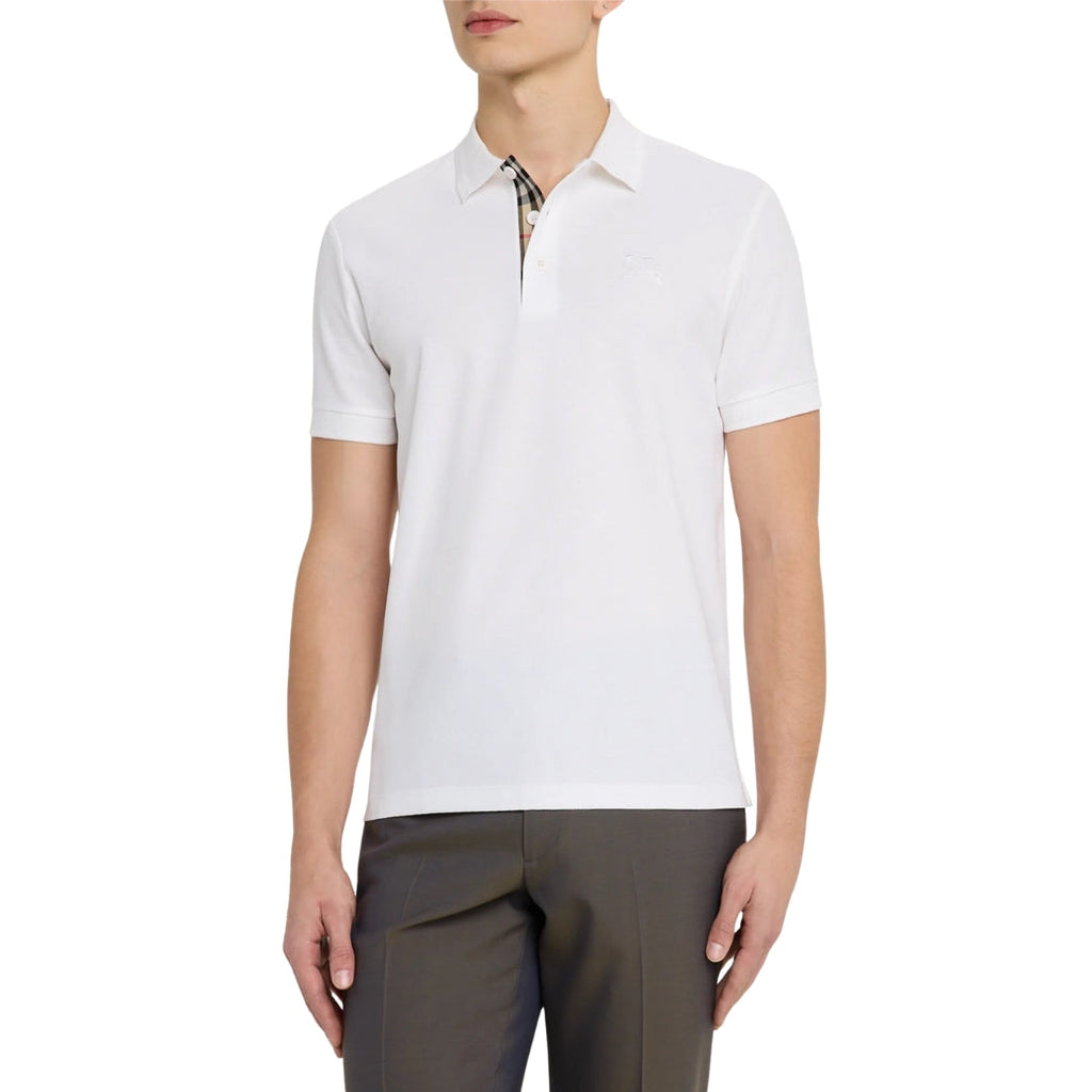Burberry Eddie EKD White Polo Shirt S
