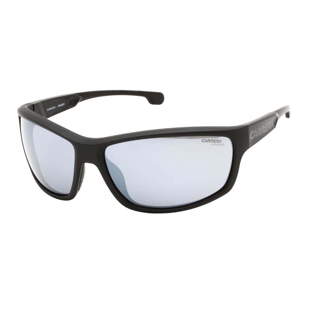 Carrera CARDUC 002/S 008A T4 Black Grey / Silver Mirror Sunglasses One Size