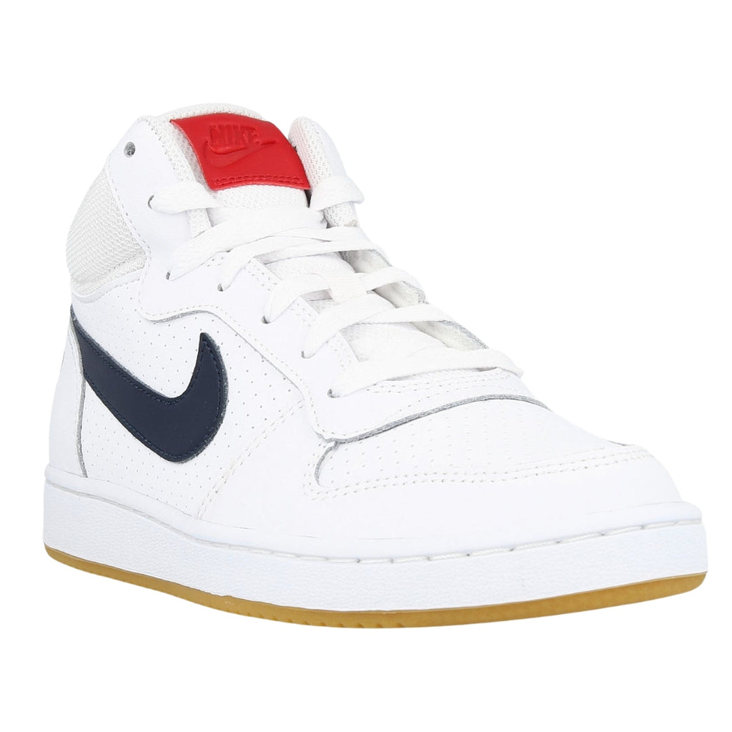 Nike  839977 107 107 White/Black/Red Trainer Nike Court Borough Mid (Gs) UK 3.5