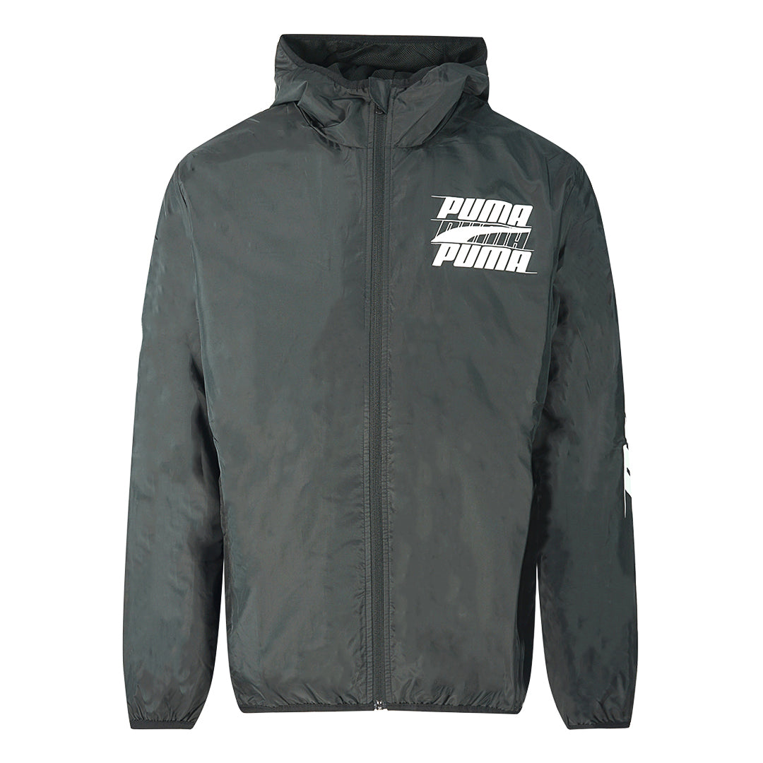 Puma Rebel Windbreaker Black Jacket 844112 01