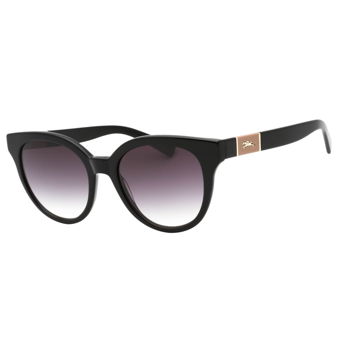 Longchamp LO697S 001 BLACK / Grey Gradient Sunglasses Female One Size