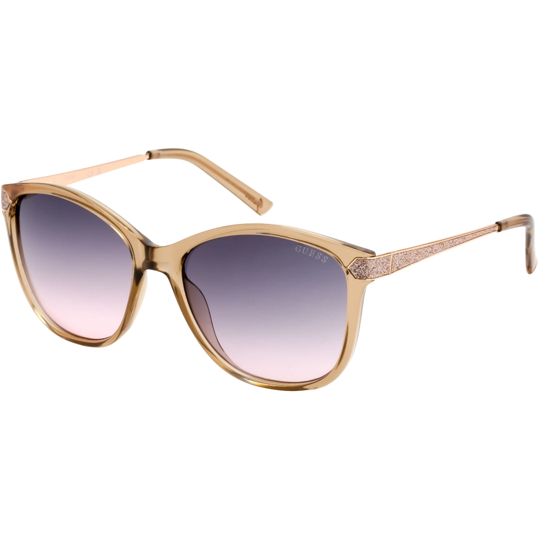 Guess GF6104 57T shiny beige / gradient bordeaux Sunglasses One Size