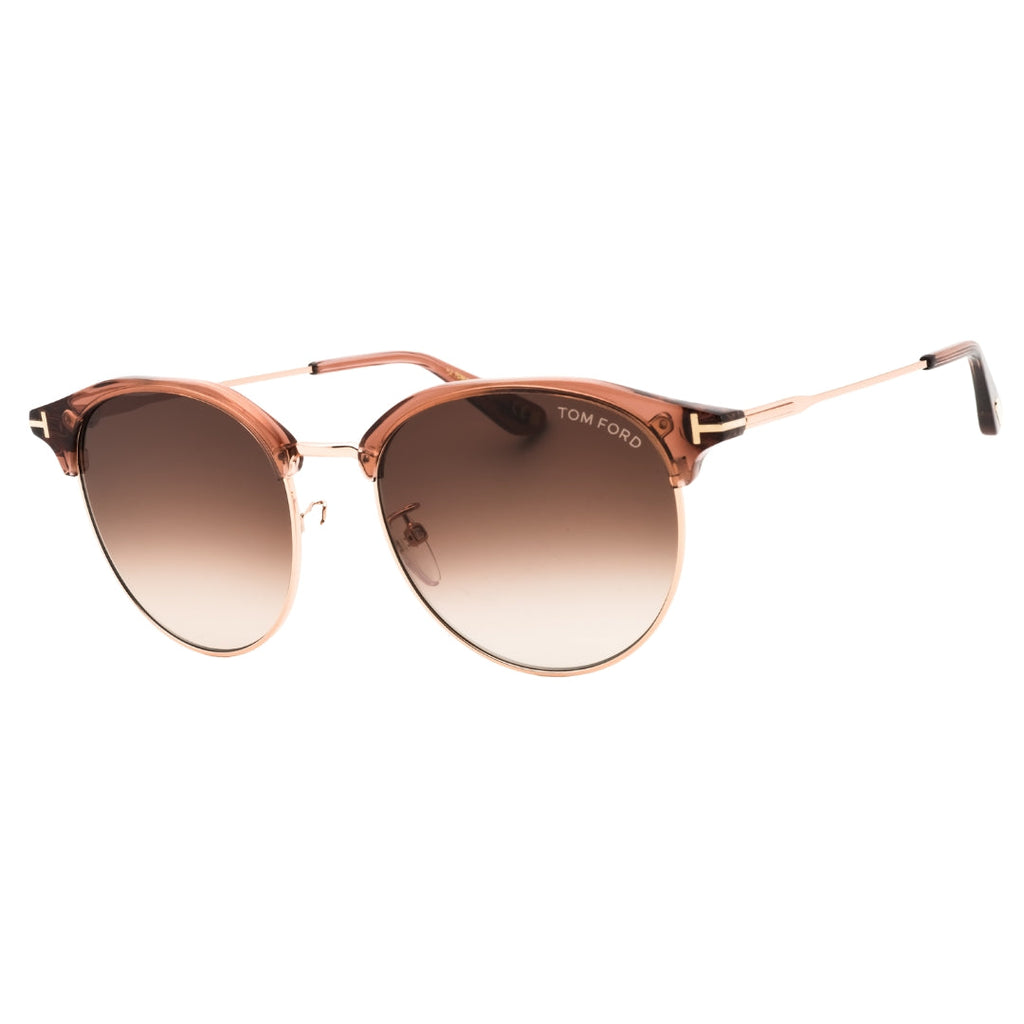 Tom Ford FT0889-K 45F shiny light brown / gradient brown Sunglasses Female One Size