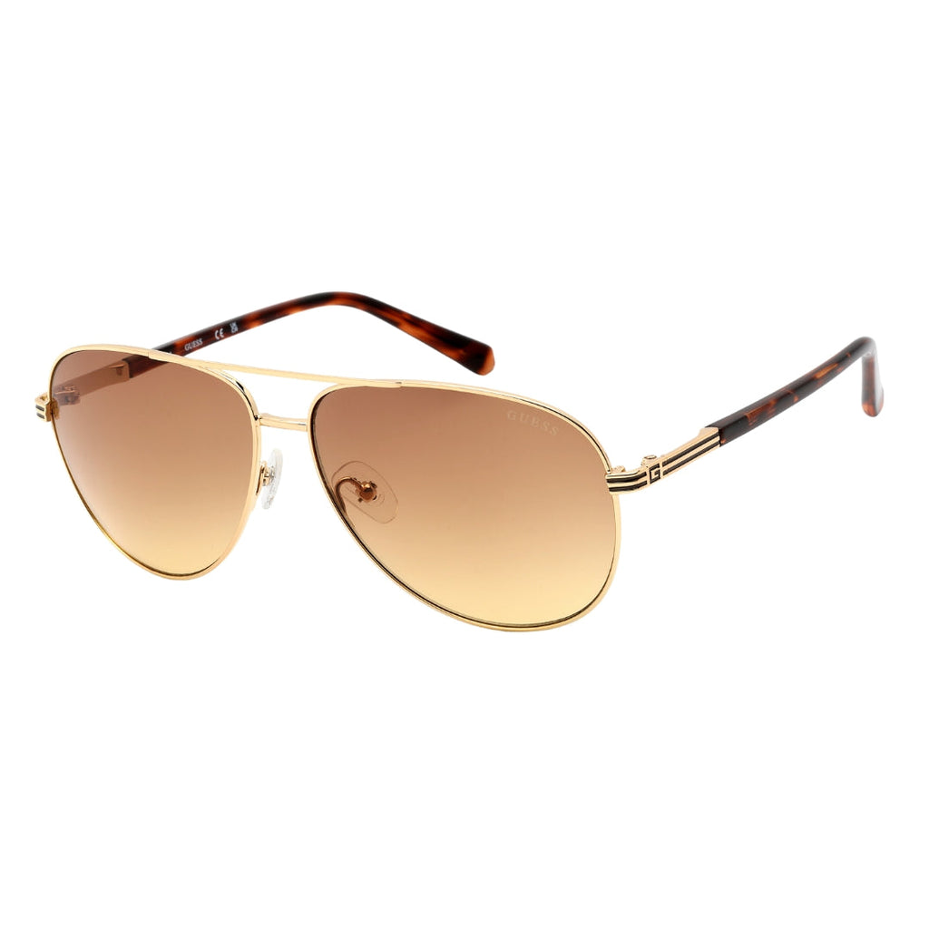 Guess GU00043 32F Gold / Gradient Brown Sunglasses One Size
