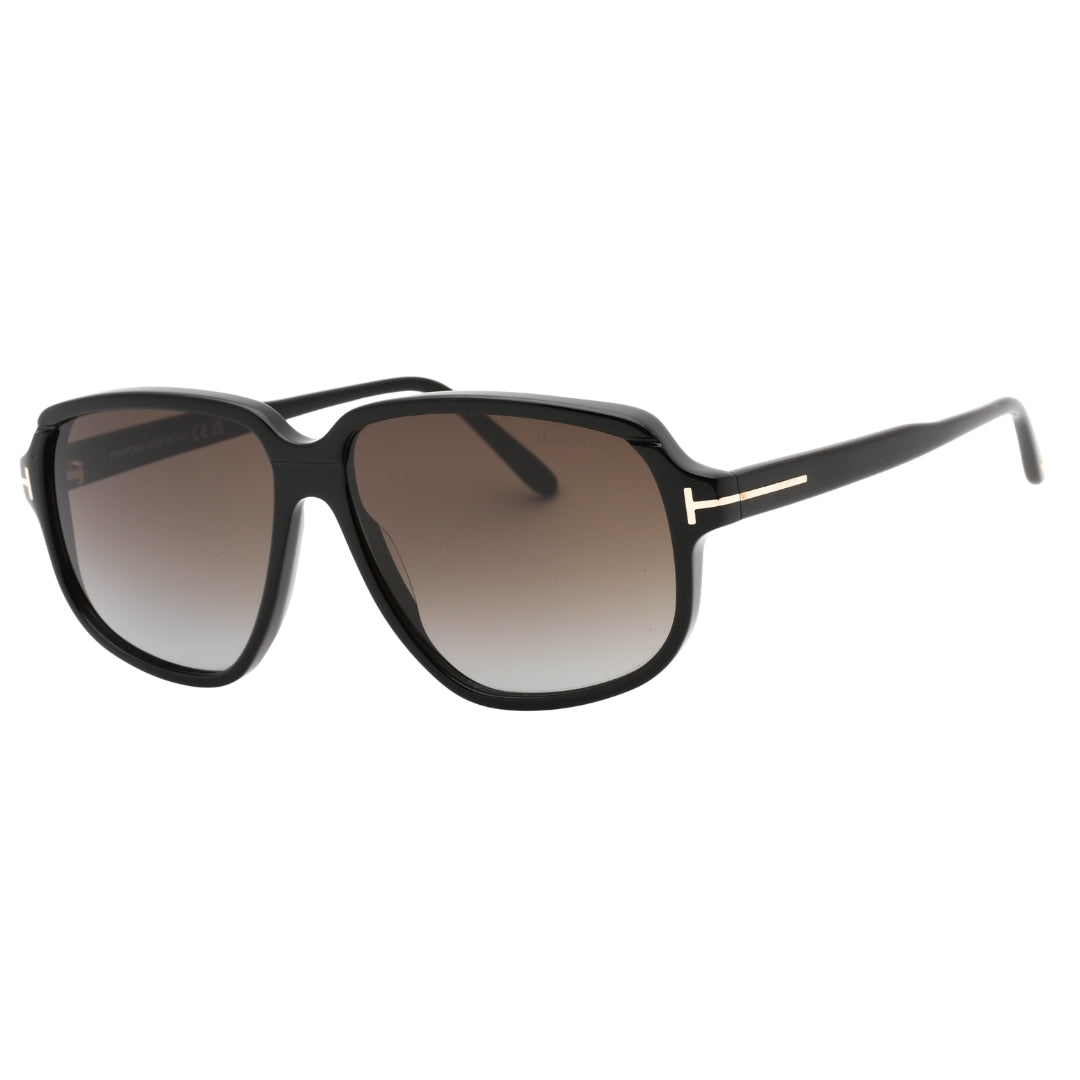 Tom Ford Ft1024 Anton 01B Shiny Black Sunglasses One Size