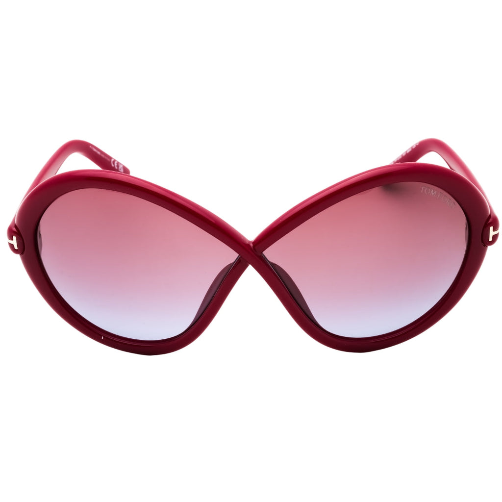 Tom Ford FT1070 75Y shiny fuxia /violet Sunglasses One Size