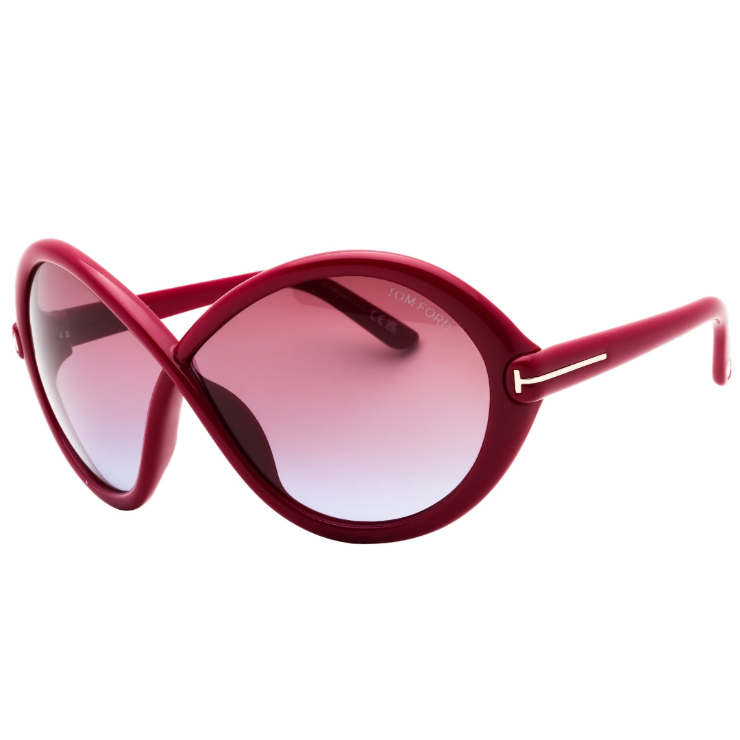 Tom Ford FT1070 75Y shiny fuxia /violet Sunglasses One Size