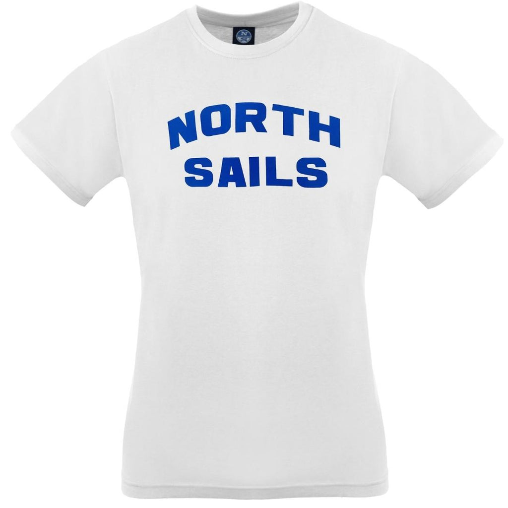 North Sails Block Logo White T Shirt