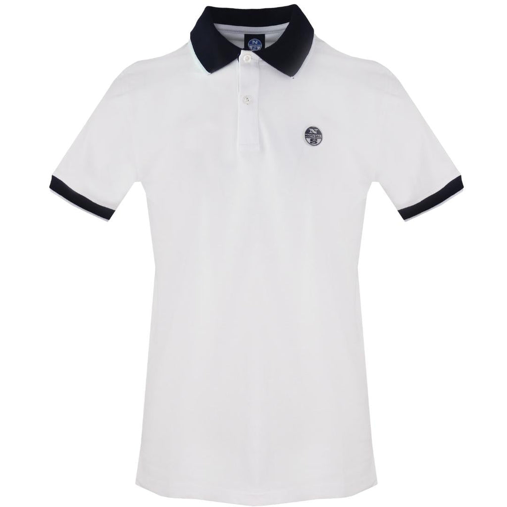 Northsails Contrast Collar White Polo 9024090101