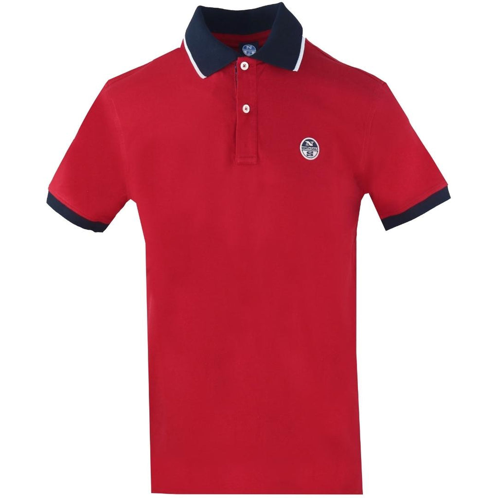 Northsails Colour Block Red Polo Shirt 9024100230