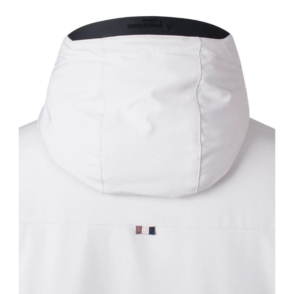 Aquascutum Active Shell Mid Parka Fw23 Jk006 24 White Parka Jacket Mens