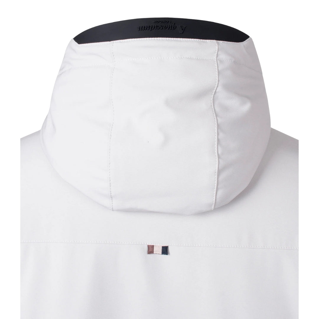 Aquascutum Active Shell Mid Parka Fw23 Jk006 24 White Parka Jacket Mens