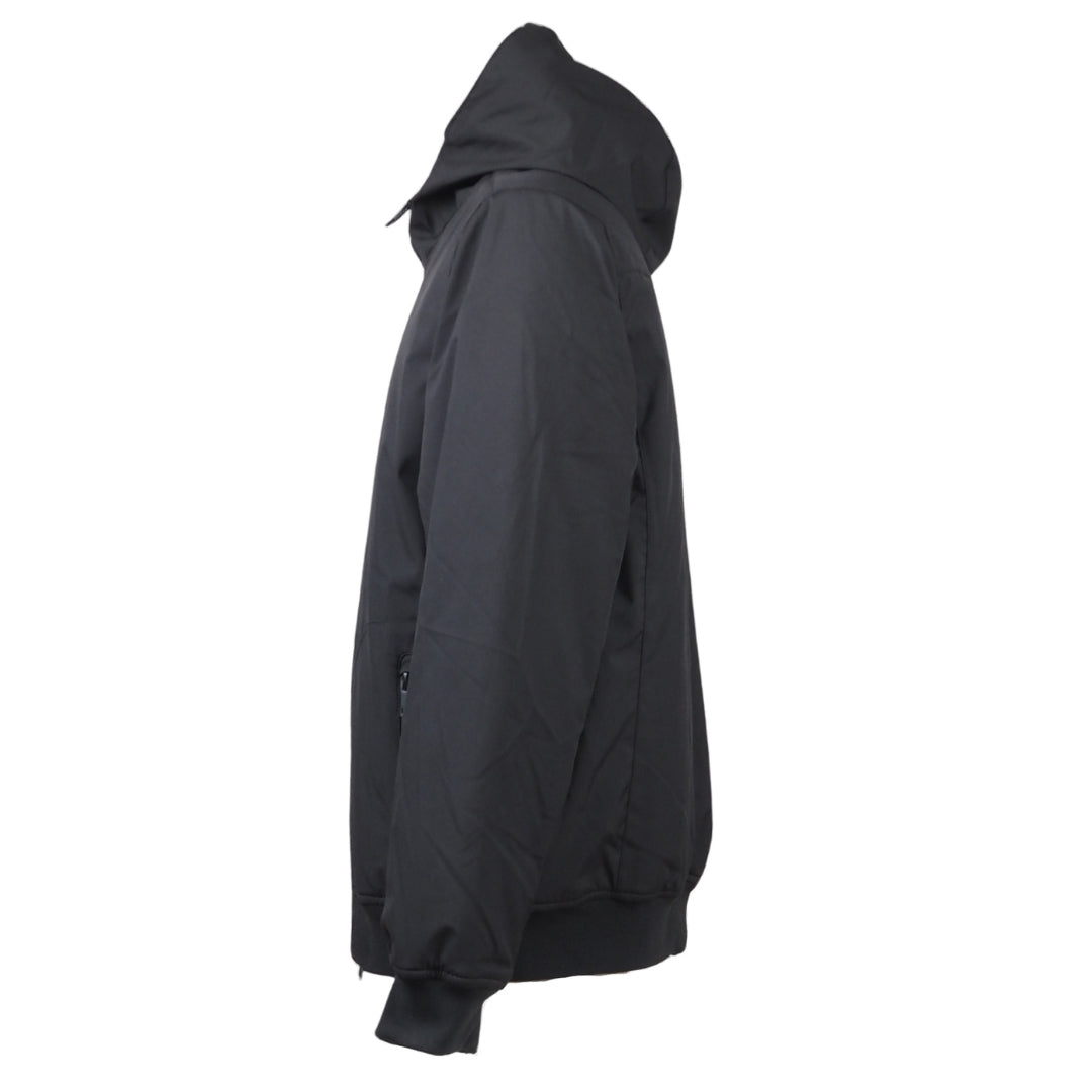 Aquascutum ACTIVE HOODED JACKET BLACK FW23 JK008 16 Black Jacket Mens S