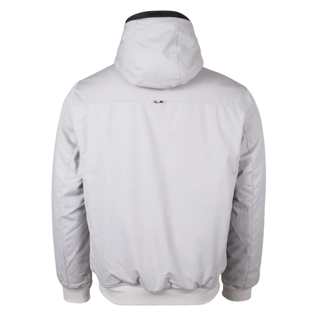 Aquascutum ACTIVE HOODED JACKET ANARCTICA FW23 JK008 24 White Jacket Mens XXL