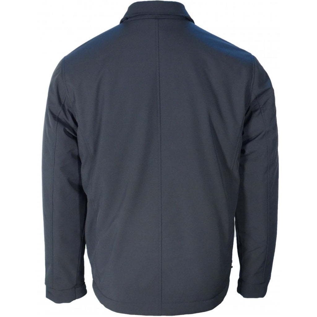 Aquascutum Active Coach Jacket Navy Fw23 Jk009 11 Navy Blue Jacket Mens - Style Centre Wholesale