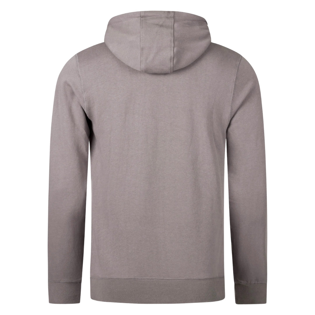 Aquascutum ACTIVE SMALL LOGO HOODIE FW23 SW002 25 Grey Hoodie Mens S