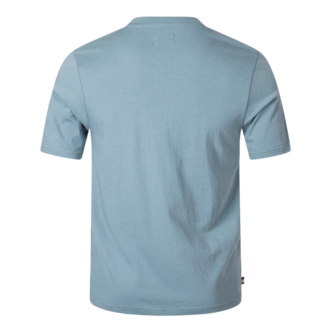 Aquascutum ACTIVE BIG LOGO T-SHIRT FW23 TS001 18 Blue T-Shirt Mens S