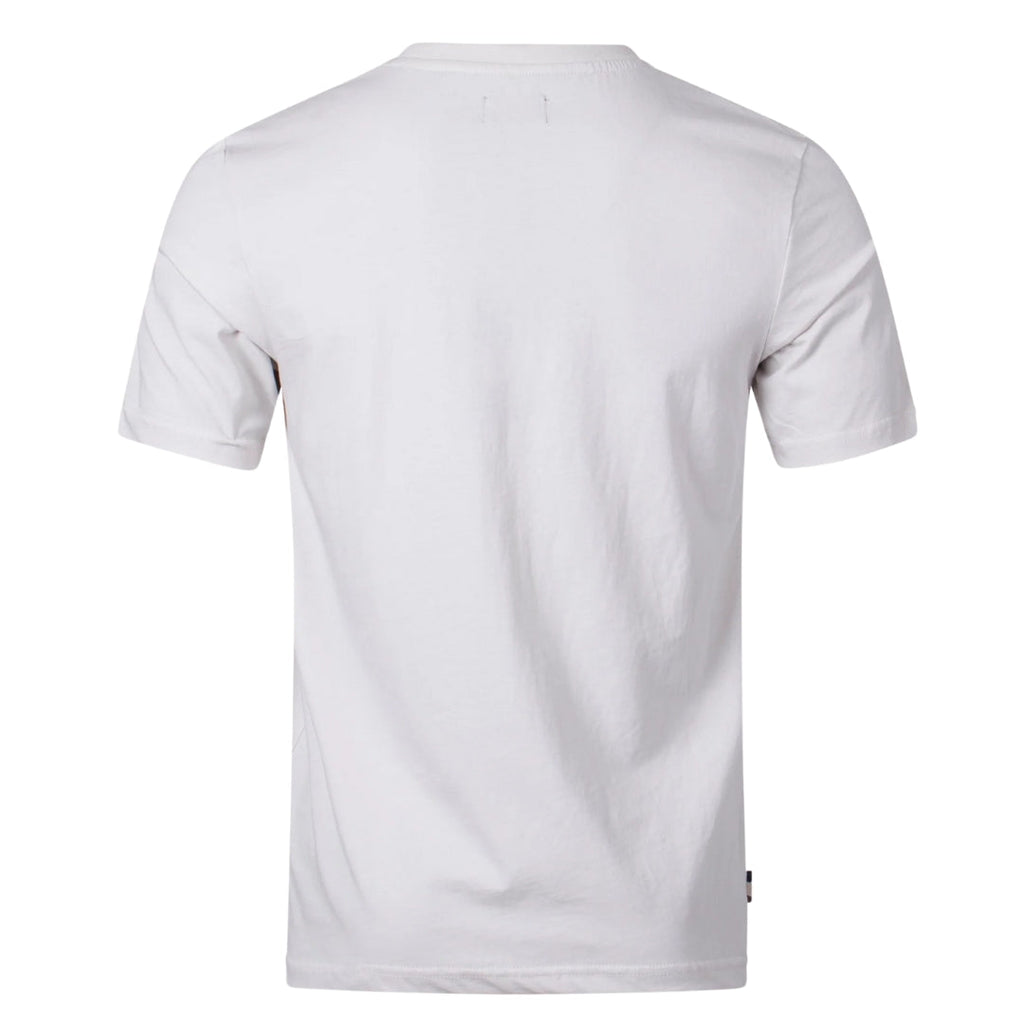 Aquascutum ACTIVE CHECK POCKET T-SHIRT FW23 TS004 24 White T-Shirt Mens S