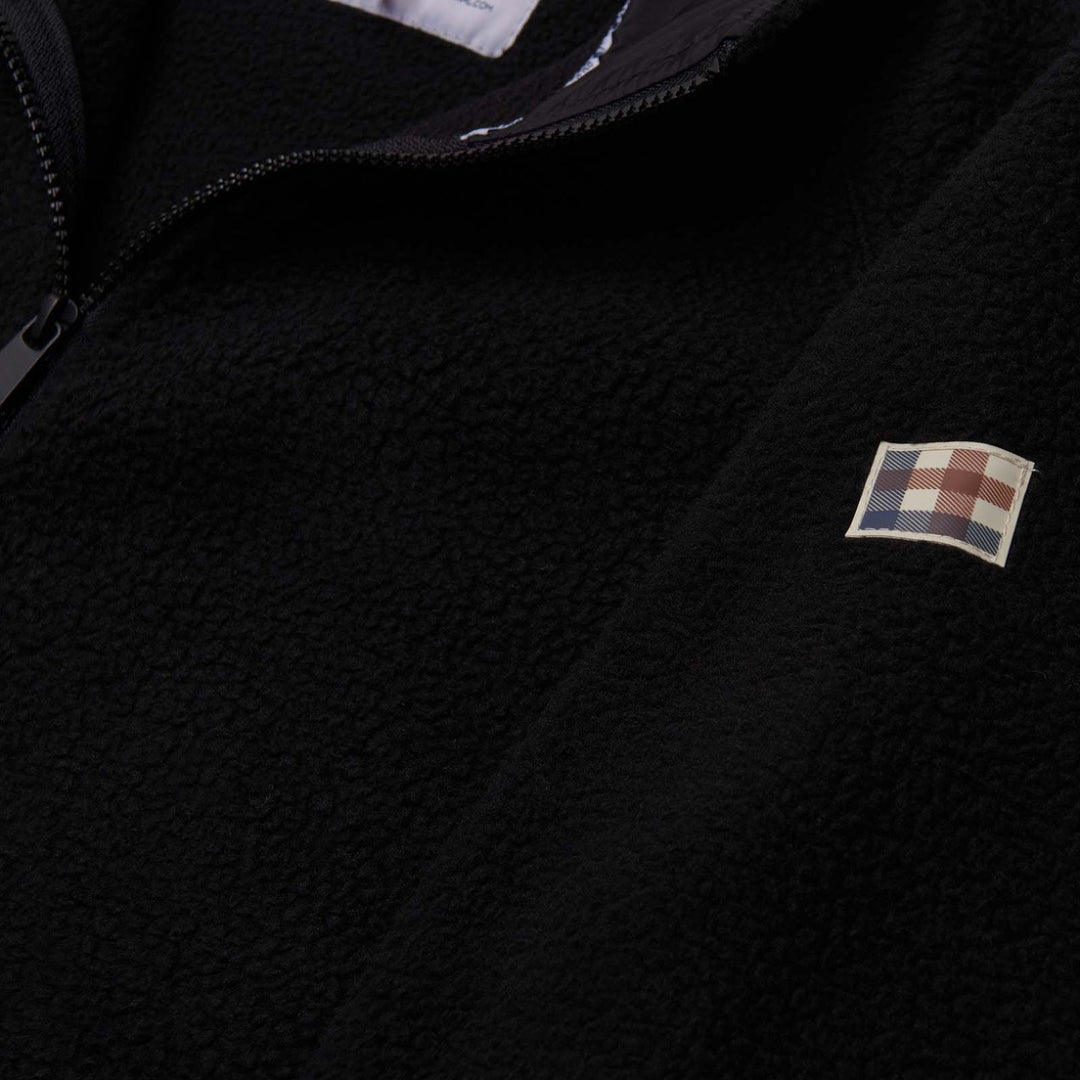 Aquascutum ACTIVE ONE COLOR SHERPA FW23 RF002 16 Black Sherpa Jacket Mens M