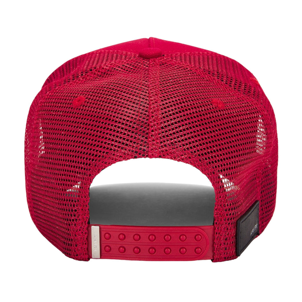Amiri MA Logo Red Trucker Hat One Size