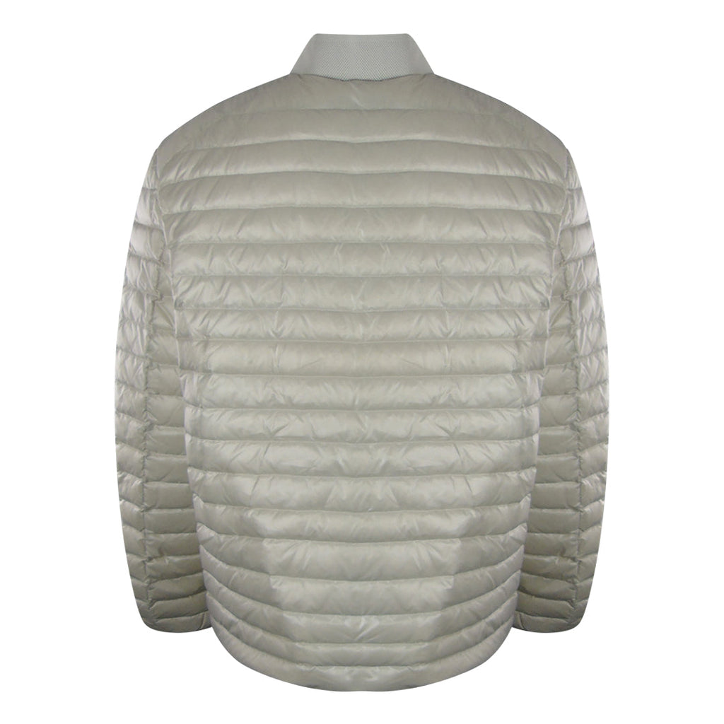 Belstaff Airframe Moonbeam White Shiny Down Filled Jacket XL