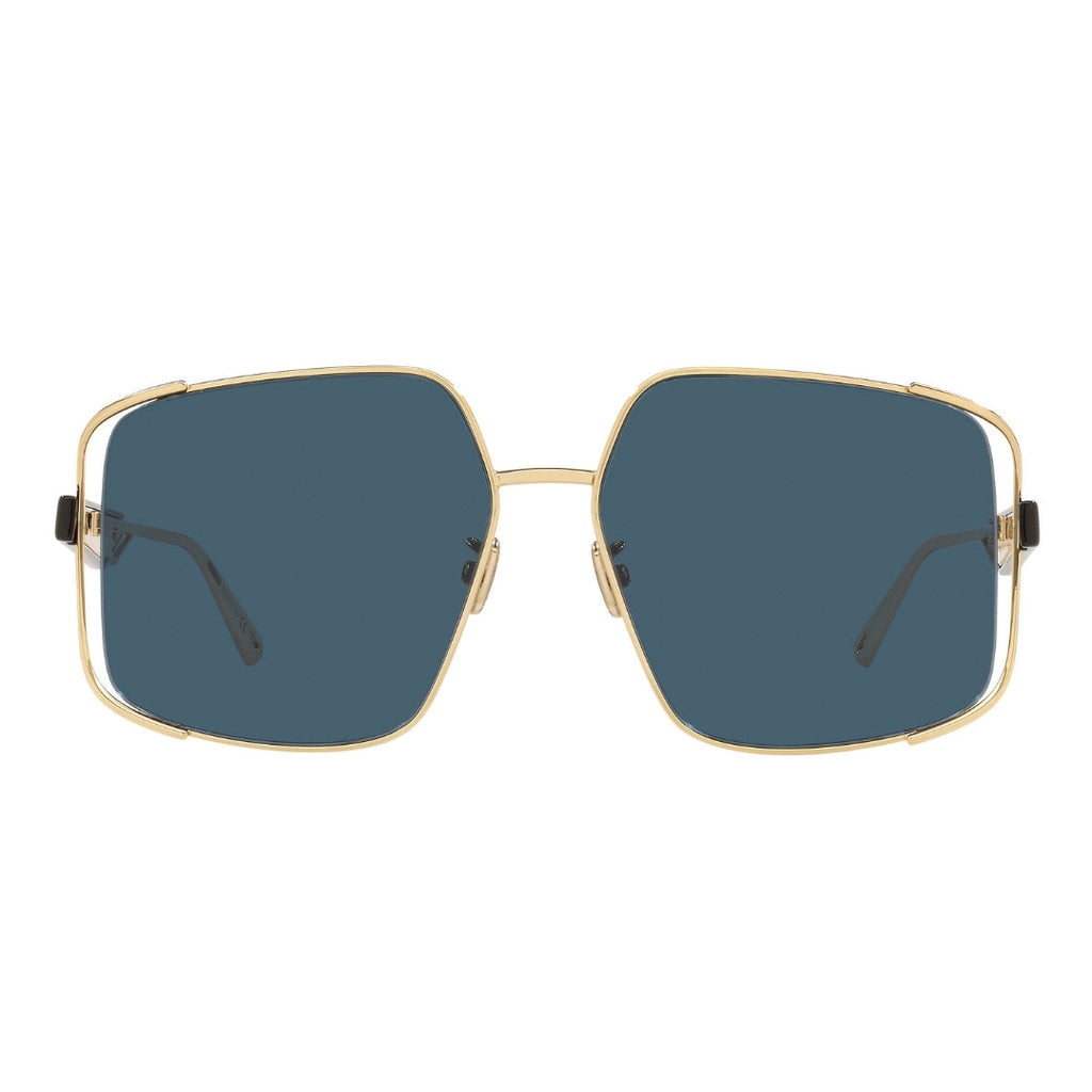 Dior Archidior S1U Cd40037U B0B0 10V Gold Frame Blue Lens Sunglasses Womens