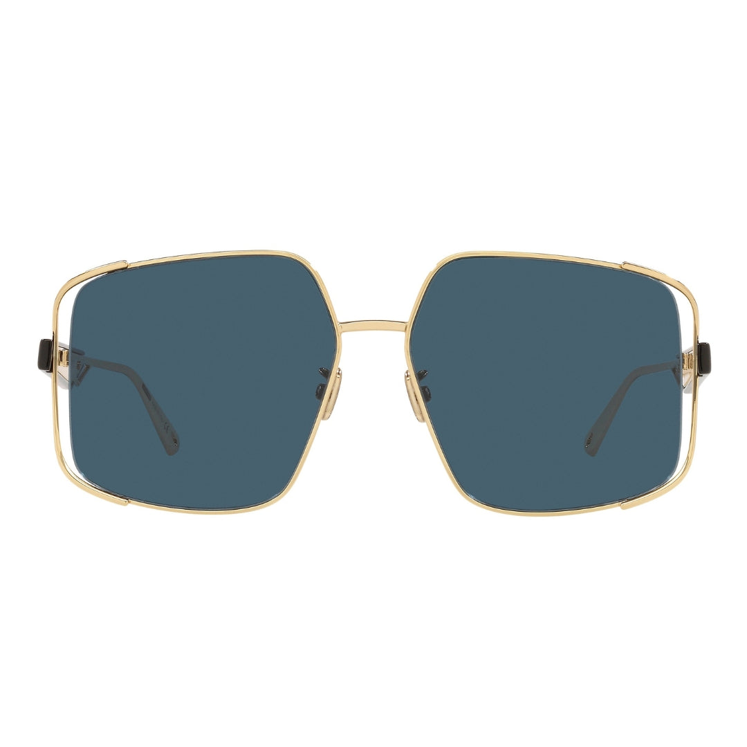 Dior Archidior S1U Cd40037U B0B0 10V Gold Frame Blue Lens Sunglasses Womens