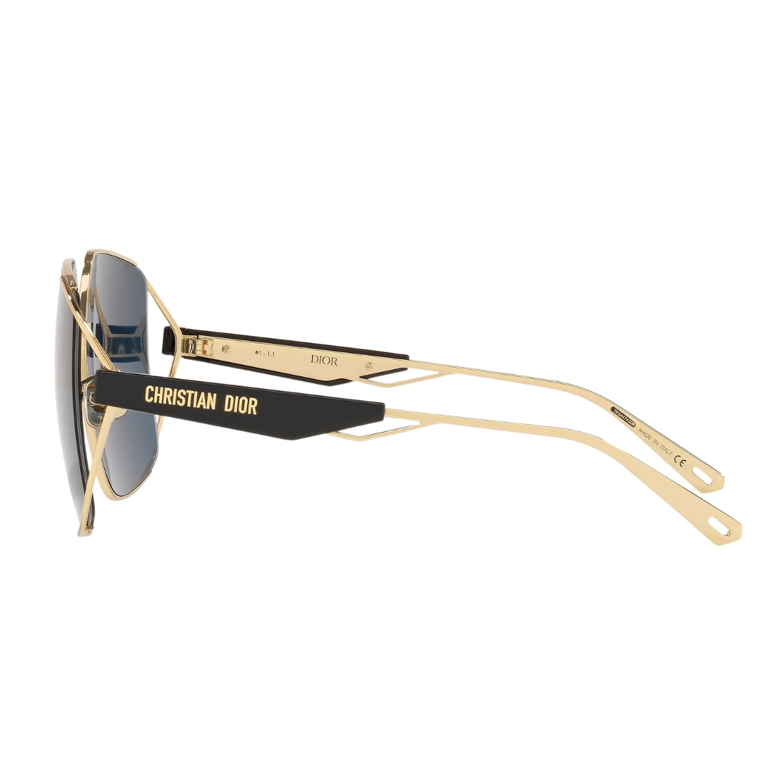 Dior Archidior S1U Cd40037U B0B0 10V Gold Frame Blue Lens Sunglasses Womens