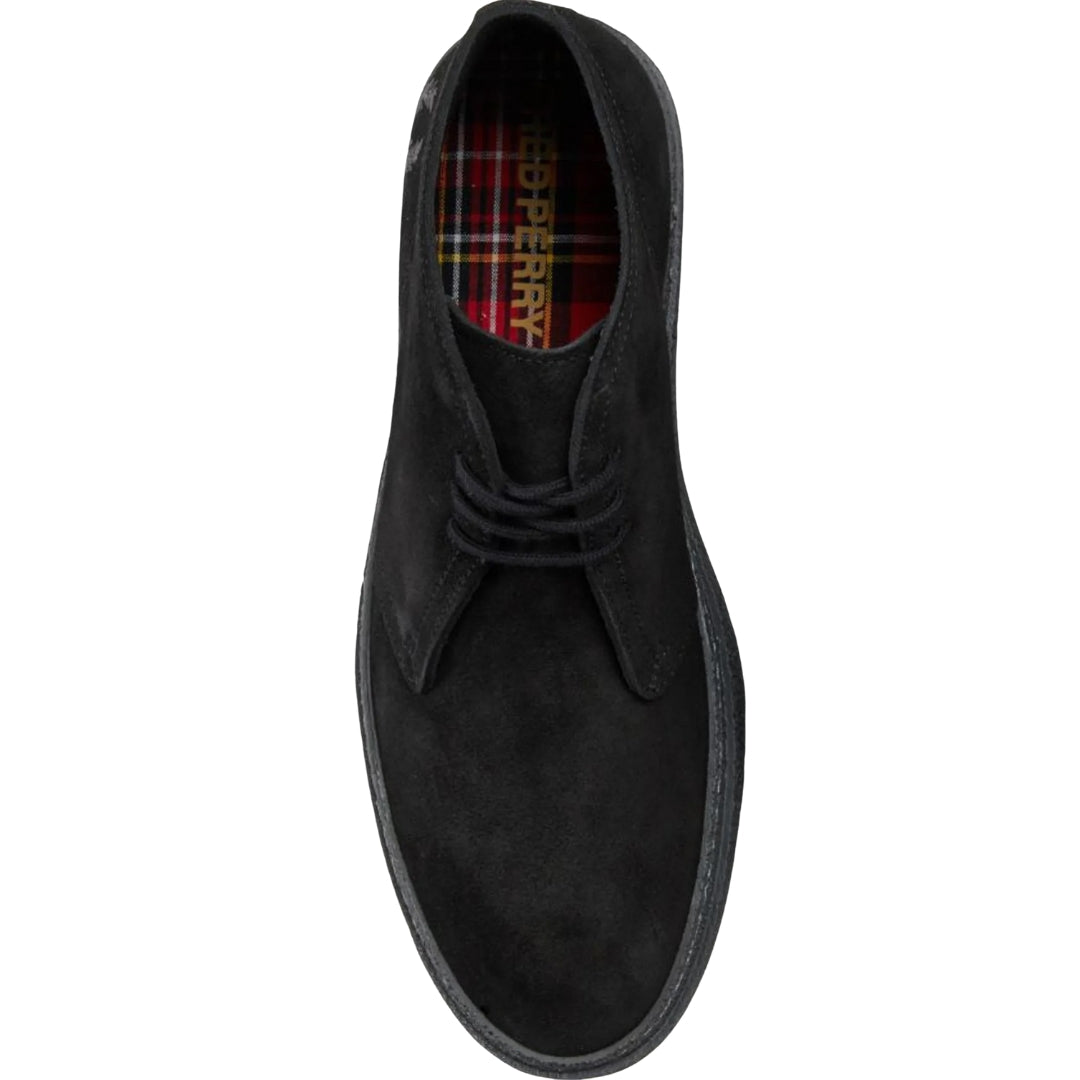 Fred Perry B4361 102 Black Shoe Mens UK 7