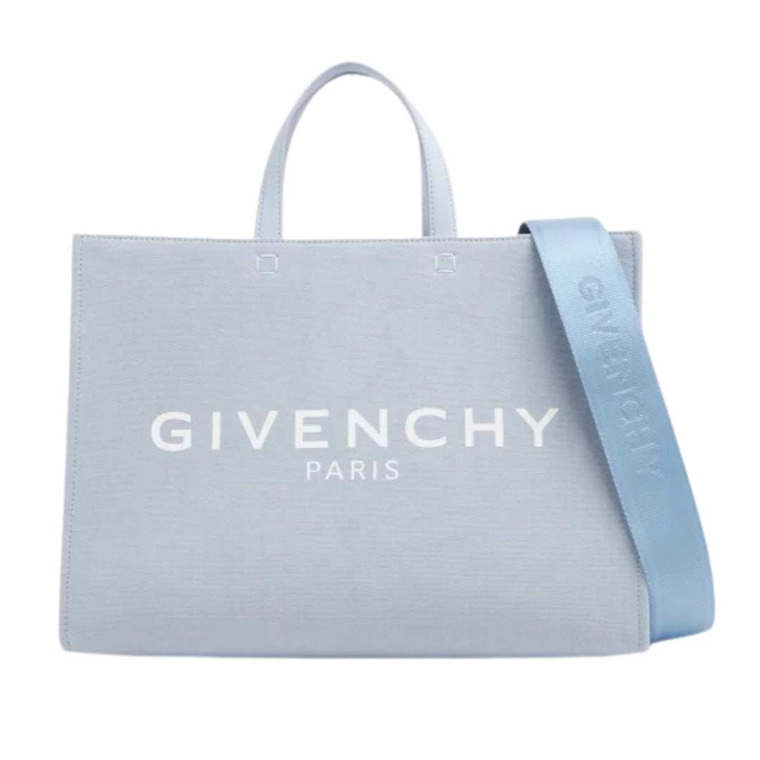 Givenchy G Tote Cloud Blue Medium Tote Bag
