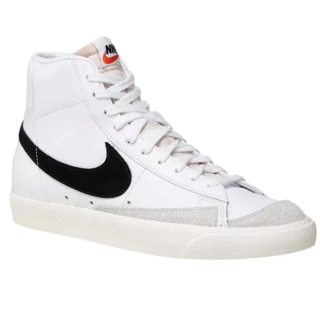 Nike Blazer Mid 77 VNTG Black Logo White Sneakers UK 7