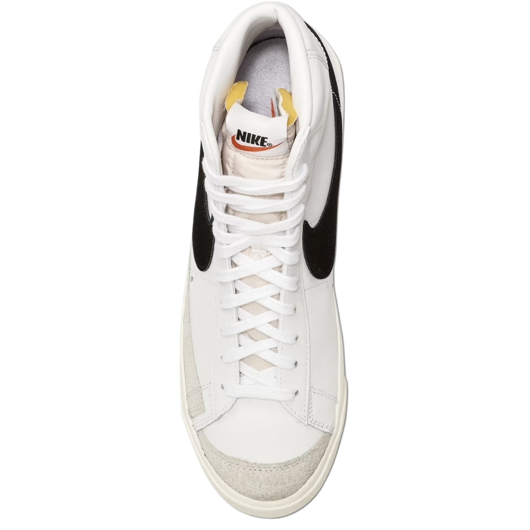 Nike Blazer Mid 77 VNTG Black Logo White Sneakers UK 7