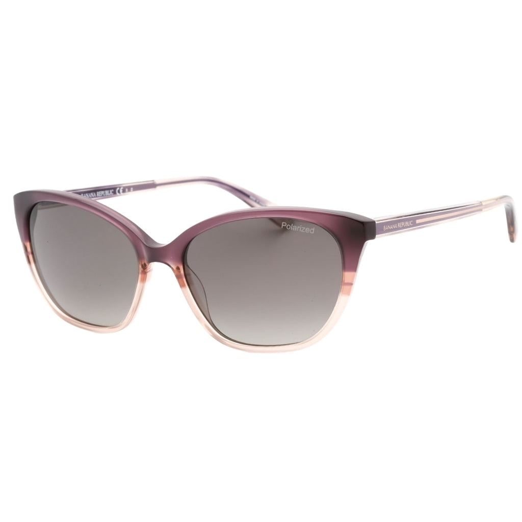 Banana Republic GreyF Polarized Lens Shaded Violet Sunglasses BR2001 02OW WJ