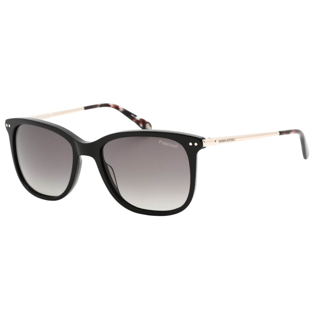 Banana Republic Grey SF Polarized Lens Black Sunglasses One Size