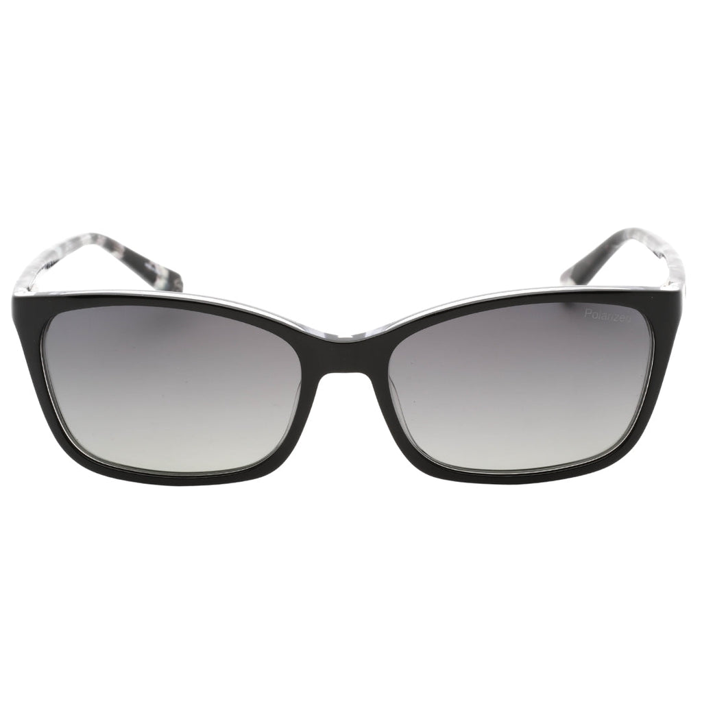 Banana Republic Grey SF Polarized Lens Black CRY Style Sunglasses One Size