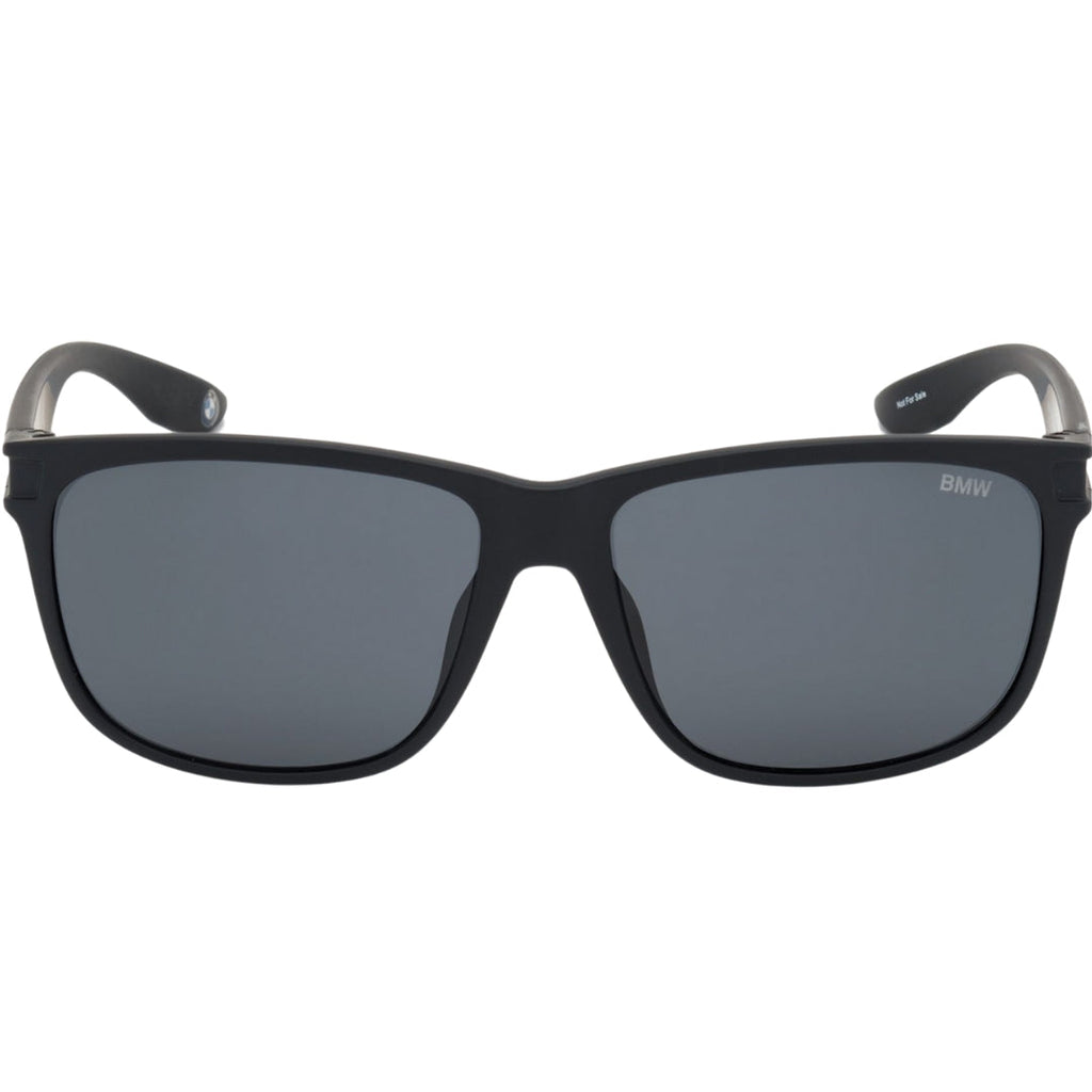 BMW Matte Black Framed Smoke Polarised Lensed Sunglasses BW0003 02D