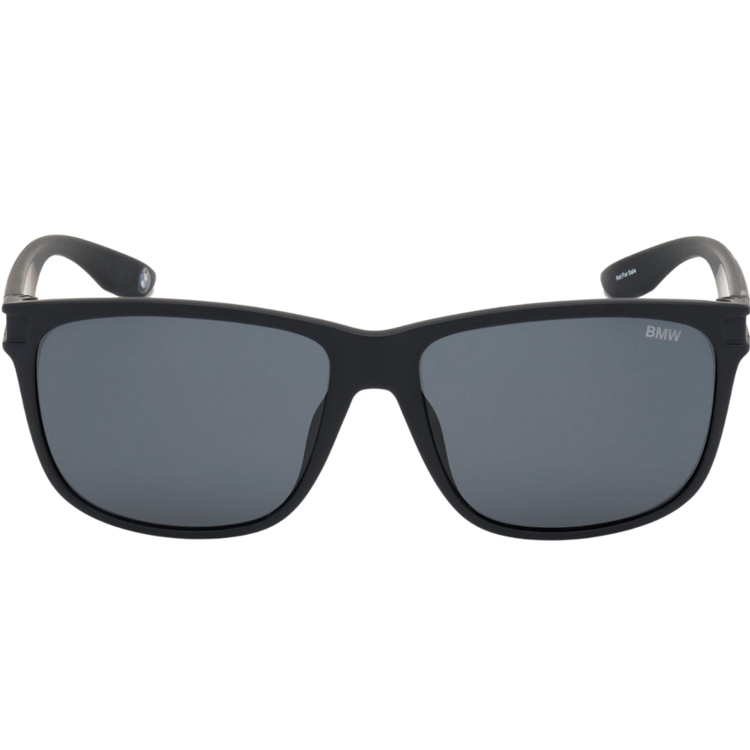 BMW Matte Black Framed Smoke Polarised Lensed Sunglasses BW0003 02D