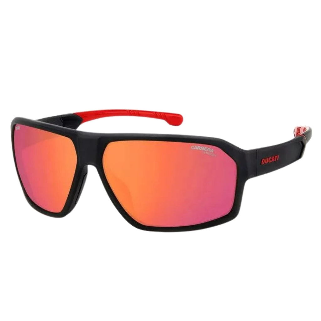 Carrera Ducati Red Multilayer Lens Black Sunglasses One Size