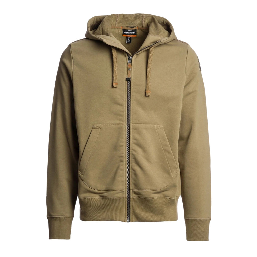 Parajumpers Charlie Easy Earth Green Zip-Up Hoodie L