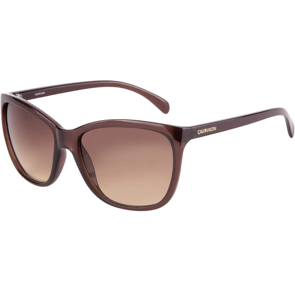 Calvin Klein Brown Frame Brown Gradient Lensed Sunglasses CK19565S 210