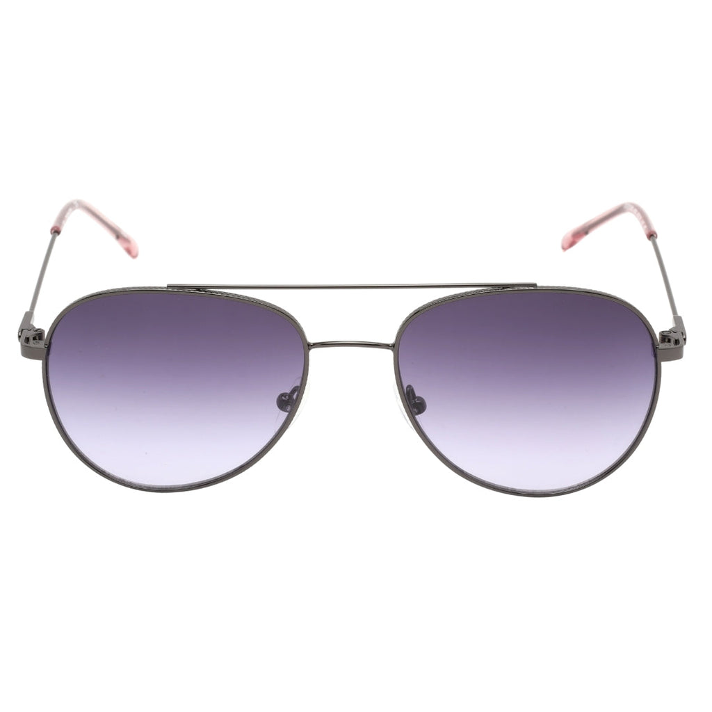 Calvin Klein Purple Gradient Lens Gunmetal Dark Silver Sunglasses CK20120 008