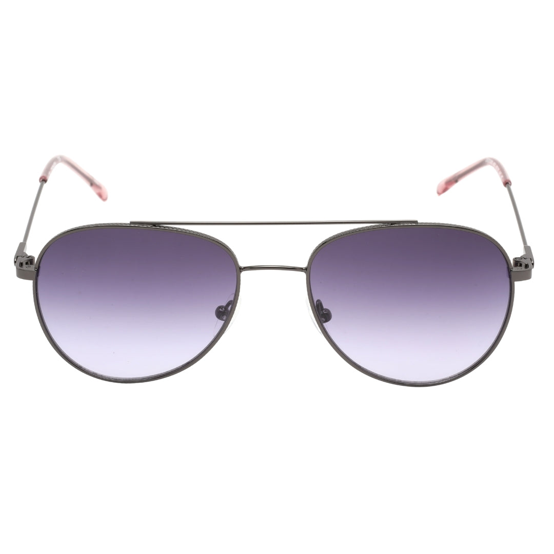 Calvin Klein Purple Gradient Lens Gunmetal Dark Silver Sunglasses CK20120 008