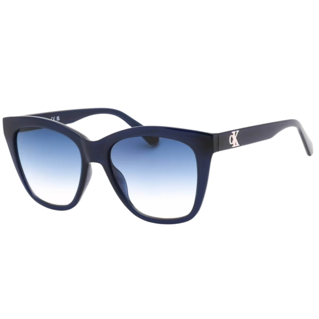 Calvin Klein Jeans Blue Gradient Lens Blue Framed Sunglasses One Size