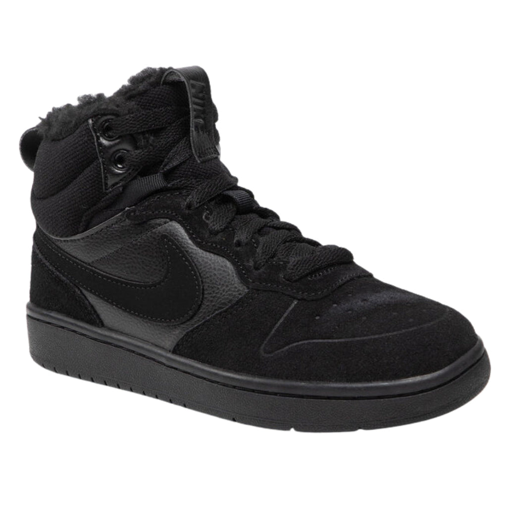 Nike Cq4023 001 001 Black Trainer Court Borough Mid 2 Boot Bg UK 4