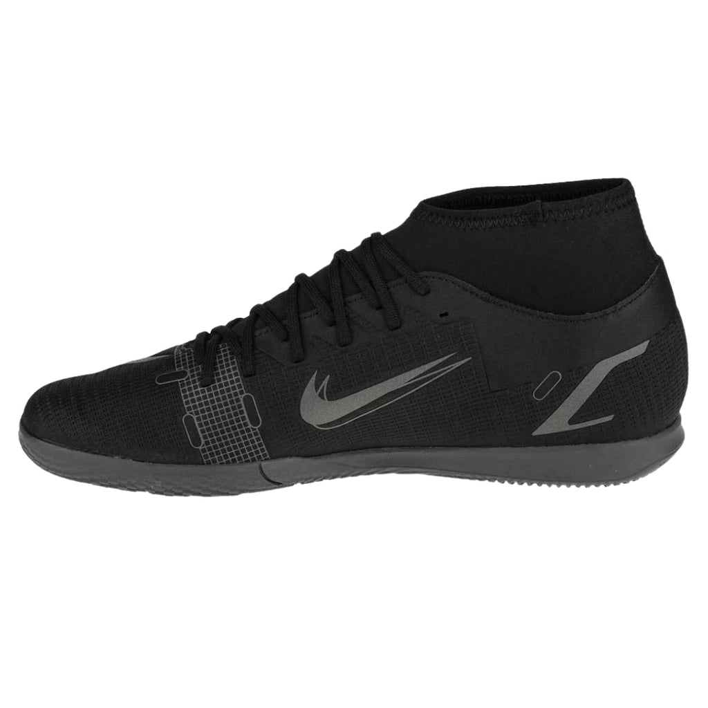 NIKE CV0954 004 Nike Superfly 8 Club IC  BLACK/GREY INDOOR FOOTBALL BOOT MENS UK 6