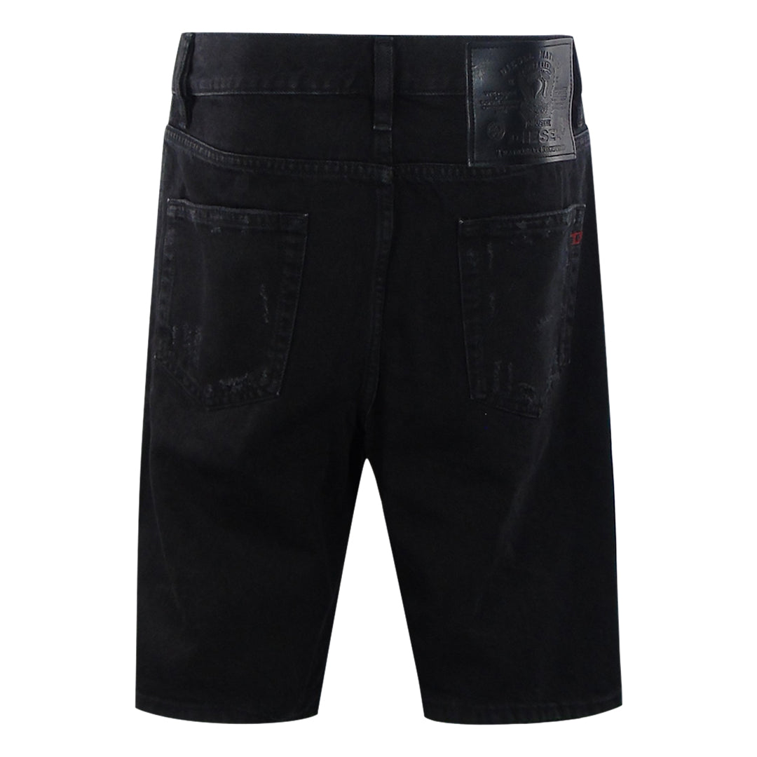 Diesel D-Strukt-Short Black Cotton Shorts W32