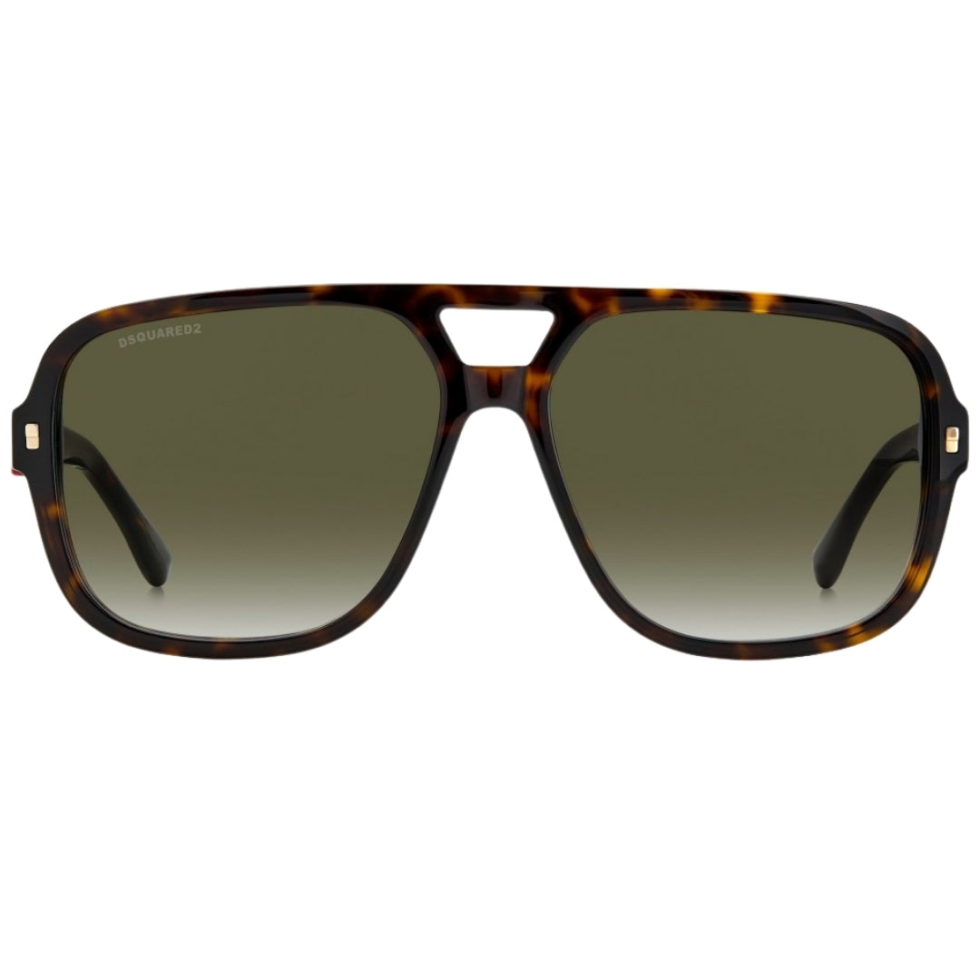 Dsquared2 Green Lens Havana Brown Sunglasses D20003 086 9K