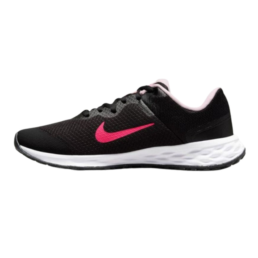 Nike  Dd1096 007 007 Black/Pink Trainer Nike Revolution 6 Nn  (Gs) UK 3