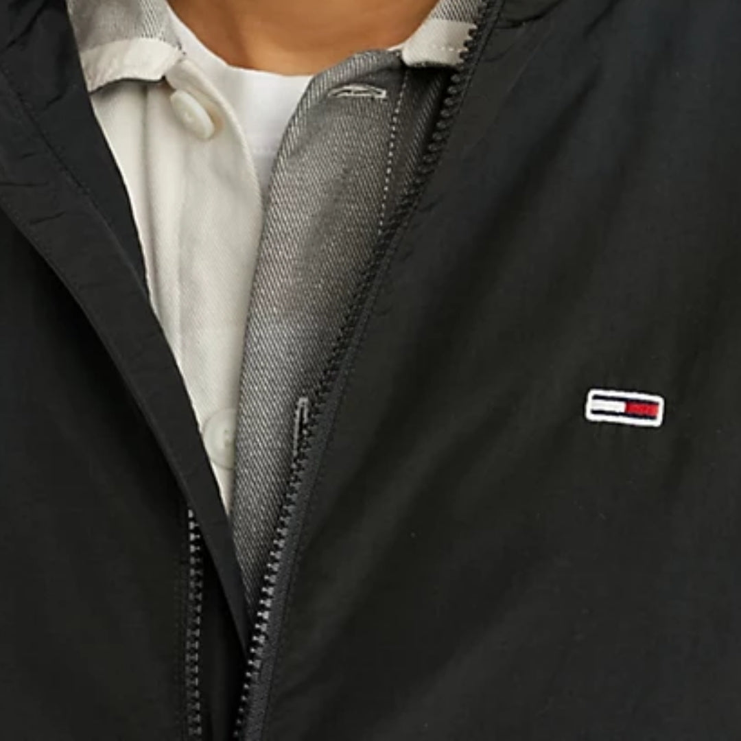 Tommy Hilfiger Tommy Jeans Tjm Essential Jacket Dm0Dm15916 4500486555 Black Black Jacket Mens